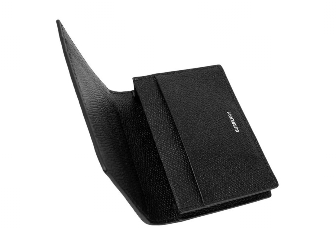 Ví Burberry Leather Flint Card Case 'Black' 81046991 - Ảnh 6