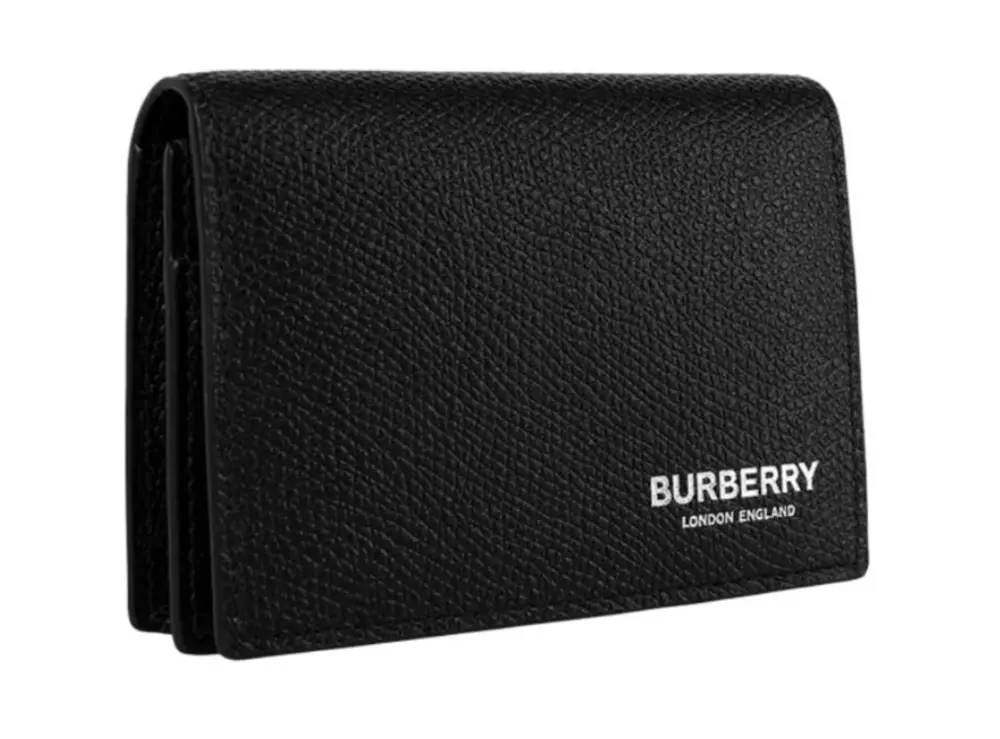 Alternative view of Ví Burberry Leather Flint Card Case 'Black' 81046991