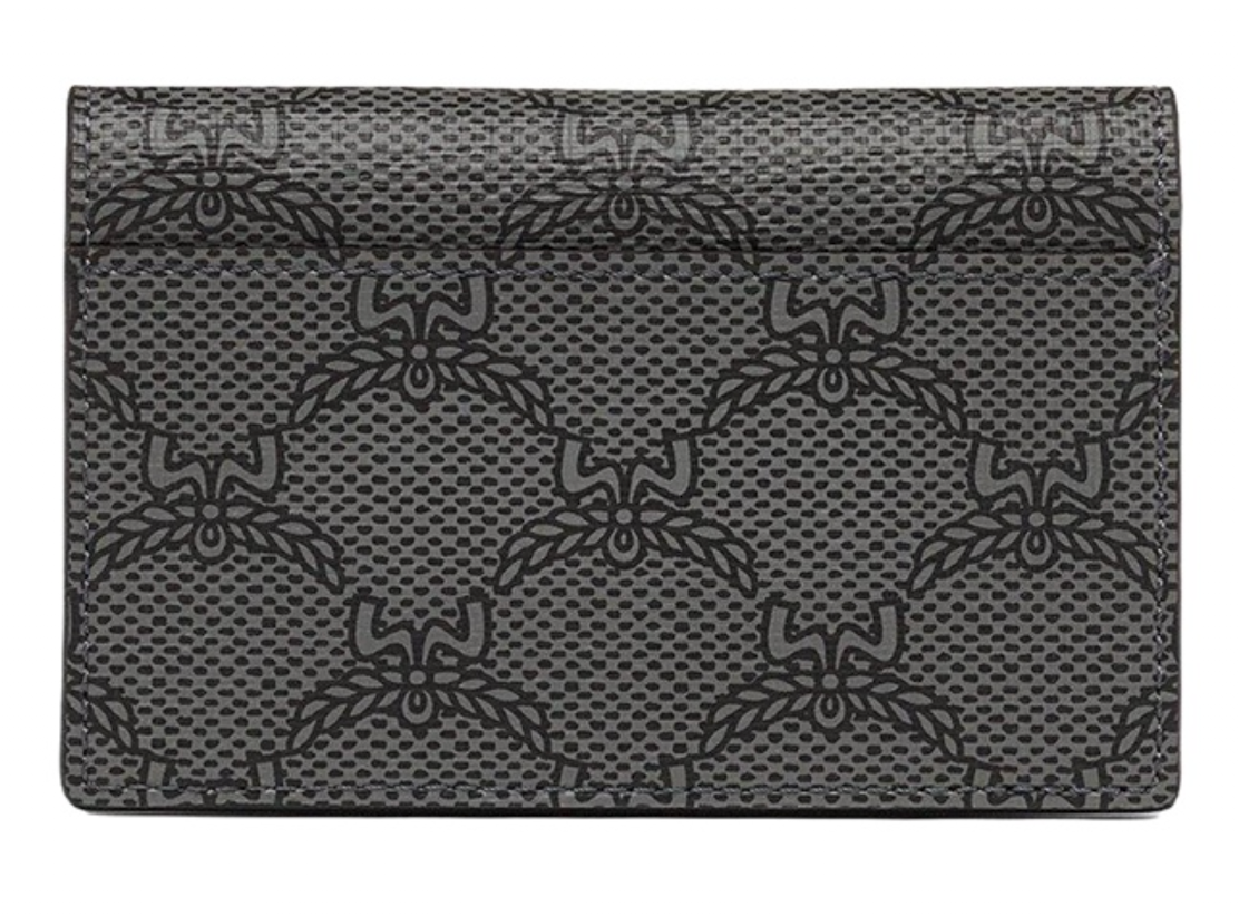 Alternative view of Ví MCM Himmel Lauretos Bi-fold Card Holder 'Black' MXAESAC02ED001