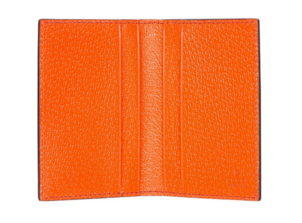 Ví Gucci Leather Card Holder 'Black' 739360-1AAJA-1191 - Ảnh 4