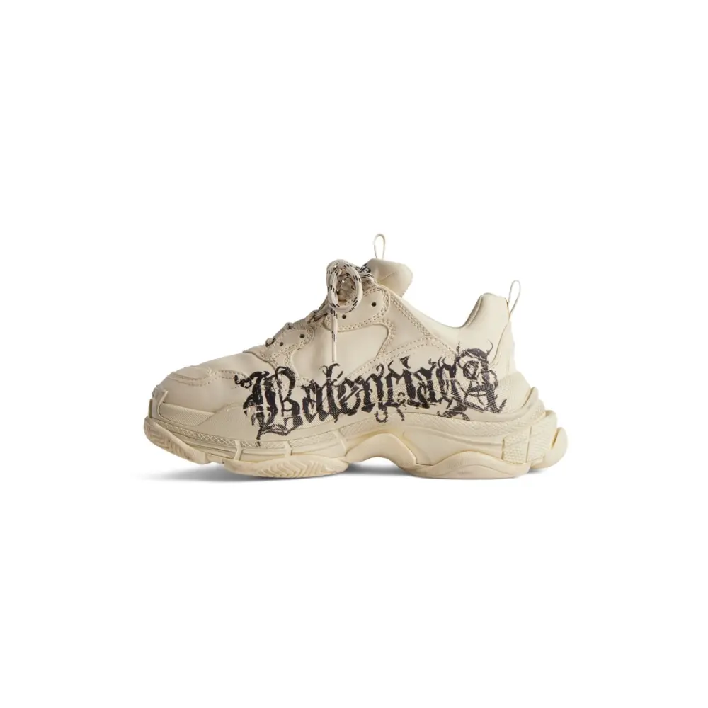 Giày Balenciaga Triple S Trainers Diy Metal 'Beige' 536737W2FAY9016 - Ảnh 4