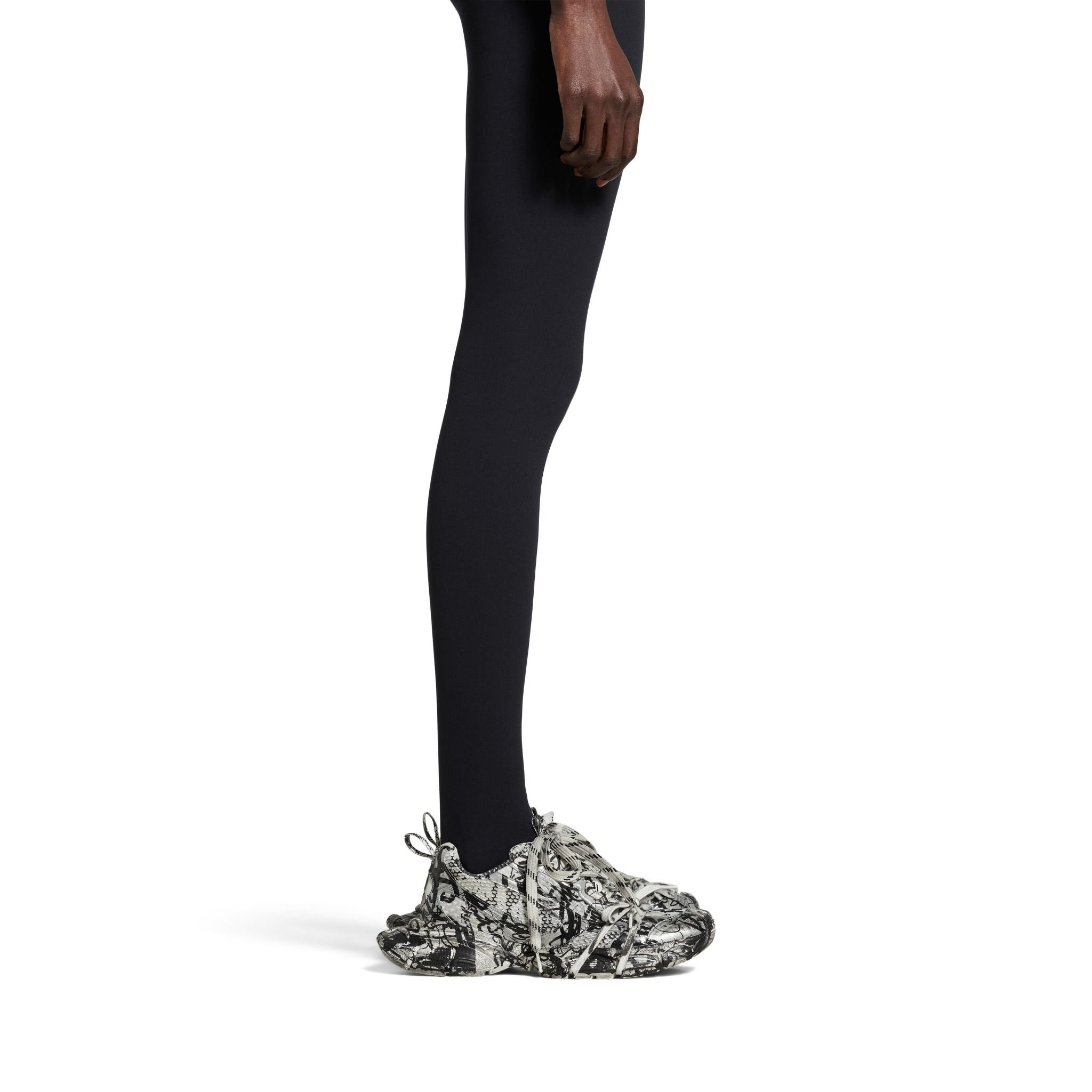 Giày Balenciaga 3xl Extreme Graffiti Trainers 'Black' 734731W2RG39010 - Ảnh 3