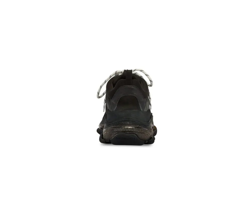 Giày Balenciaga Triple S Trainers Clear Sole 'Black' 544351W2FB11000 - Ảnh 3