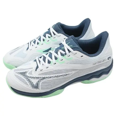 Giày Mizuno Wave Exceed Light 2 AC ‘White Vintage Indigo Mint’ 61GA231837 - Ảnh 4