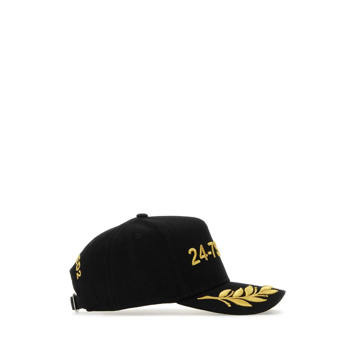 Mũ Dsquared2 Star Baseball Cap 'Black' BCM075400300001 - Ảnh 3