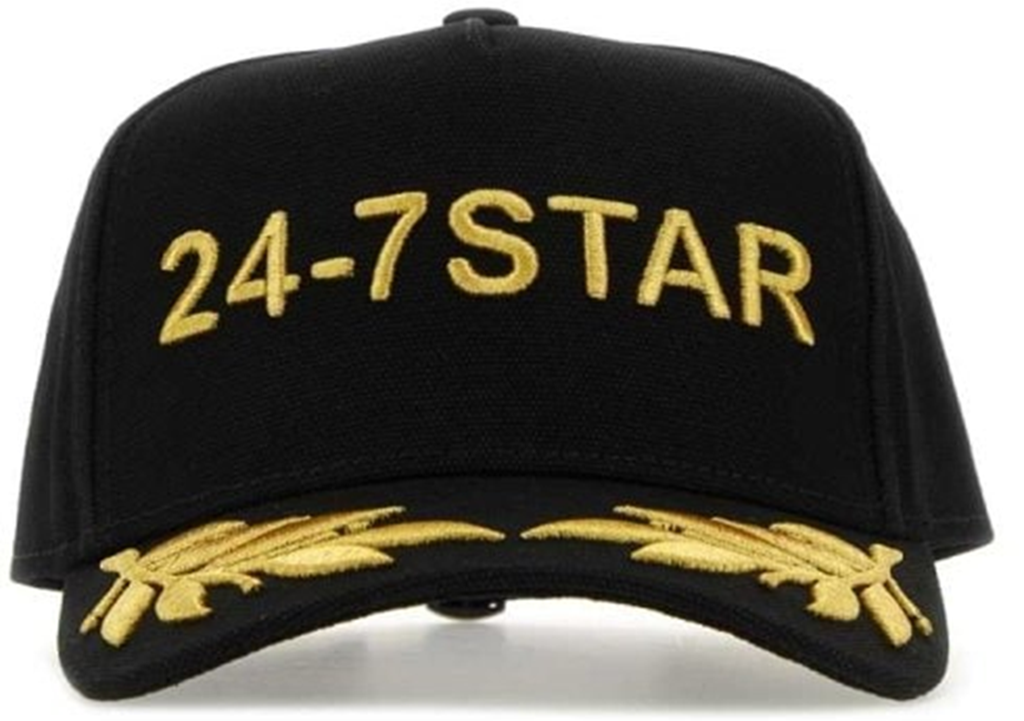 Mũ Dsquared2 Star Baseball Cap 'Black' BCM075400300001