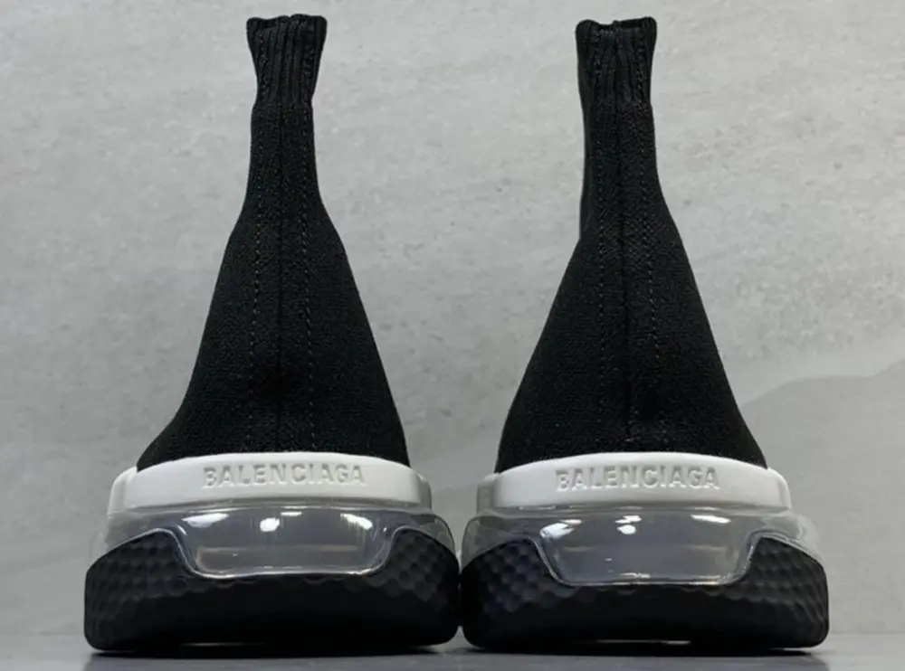 Giày Balenciaga Speed Trainer 'Clear Sole - Black' 607544-W05GG-1010 - Ảnh 3