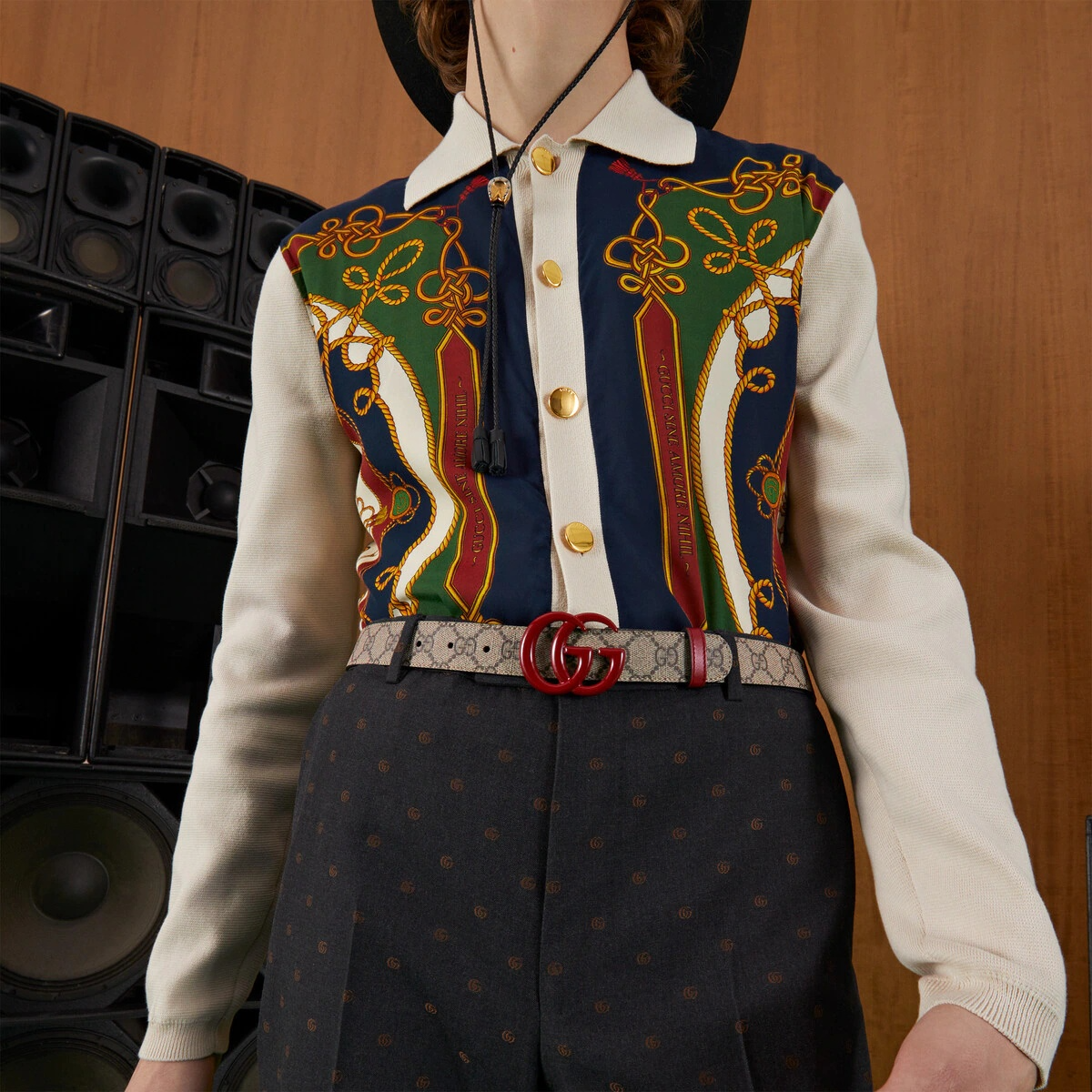 Thắt lưng Gucci Leather Belts 'Ebony' 414516HUH4V8561 - Ảnh 3