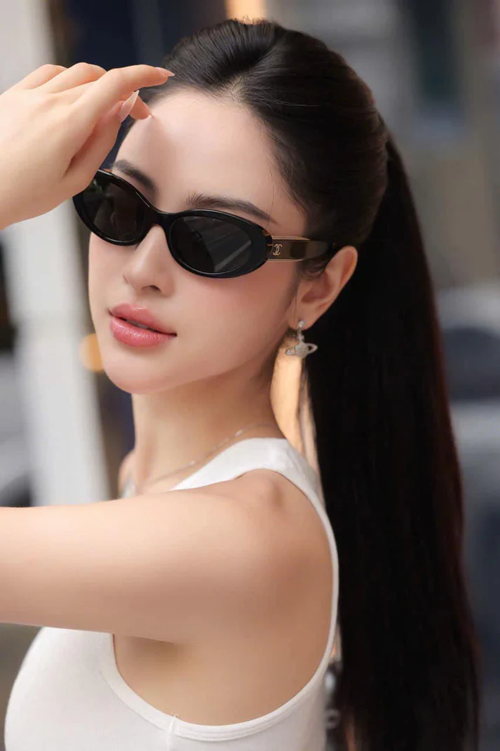 Kính Chanel Sunglasses 'Black' CH5515-C62248 - Ảnh 3