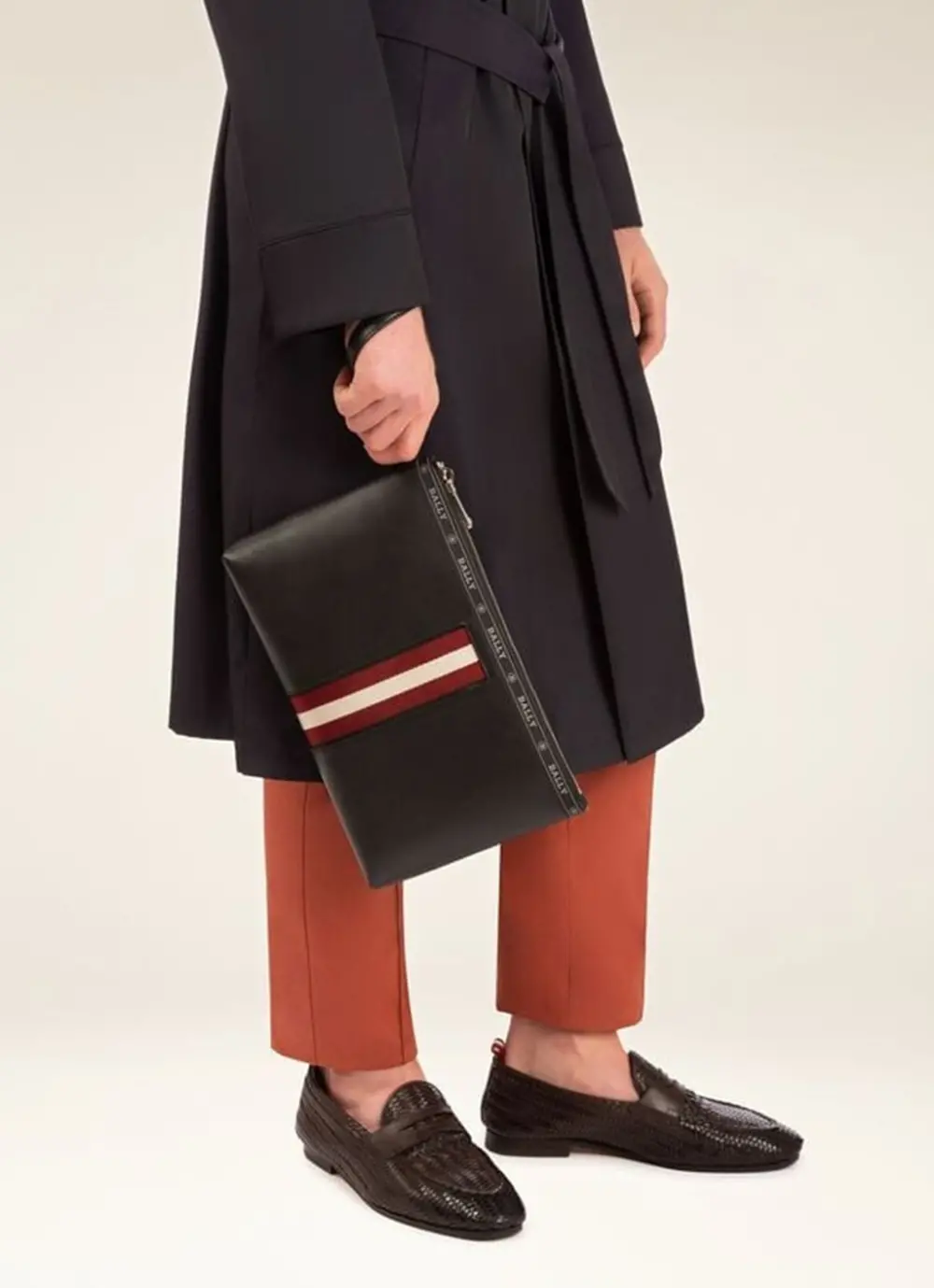 Alternative view of Túi Bally Hartland Clutch 'Black' 6227997