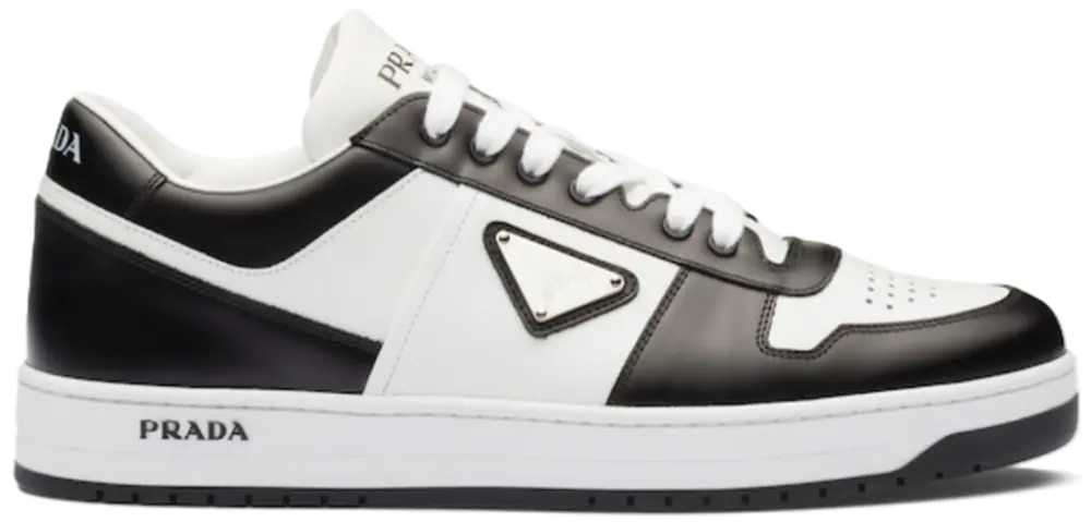 Giày Prada Downtown Leather 'Black White' 2EE364-3LKG-F0964