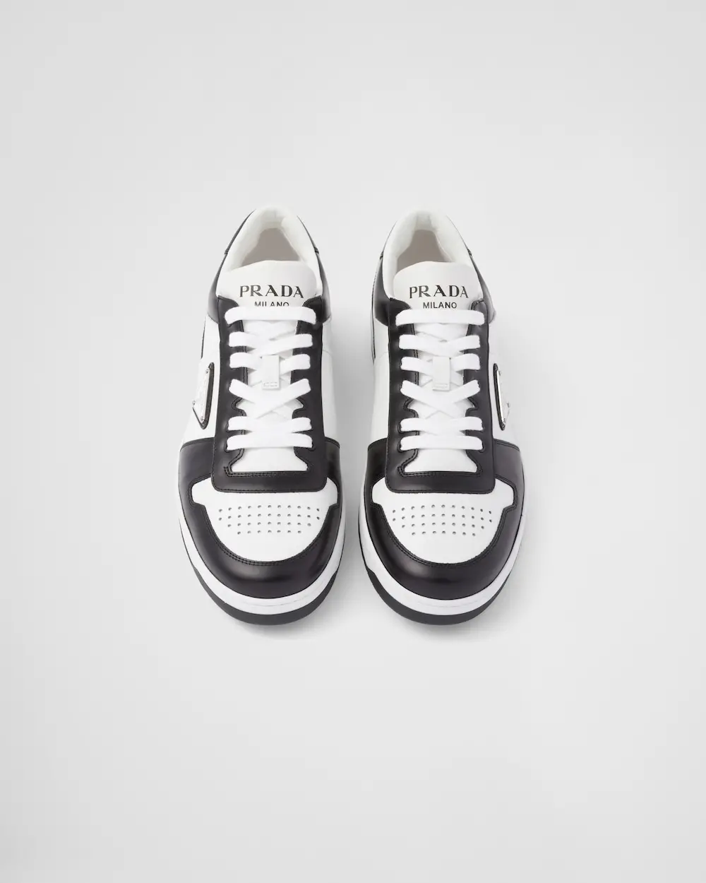 Giày Prada Downtown Leather 'Black White' 2EE364-3LKG-F0964 - Ảnh 2