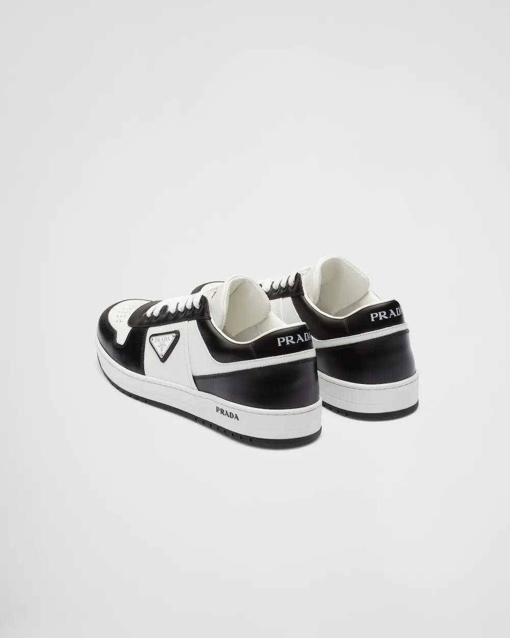 Giày Prada Downtown Leather 'Black White' 2EE364-3LKG-F0964 - Ảnh 3