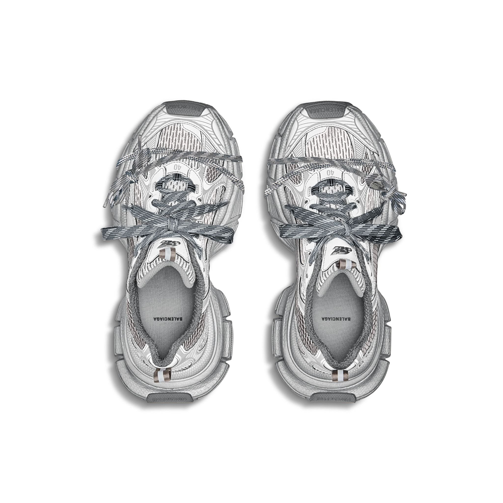 Giày Balenciaga 3xl Reflective Trainers 'Grey' 734734W3XLR1281 - Ảnh 4