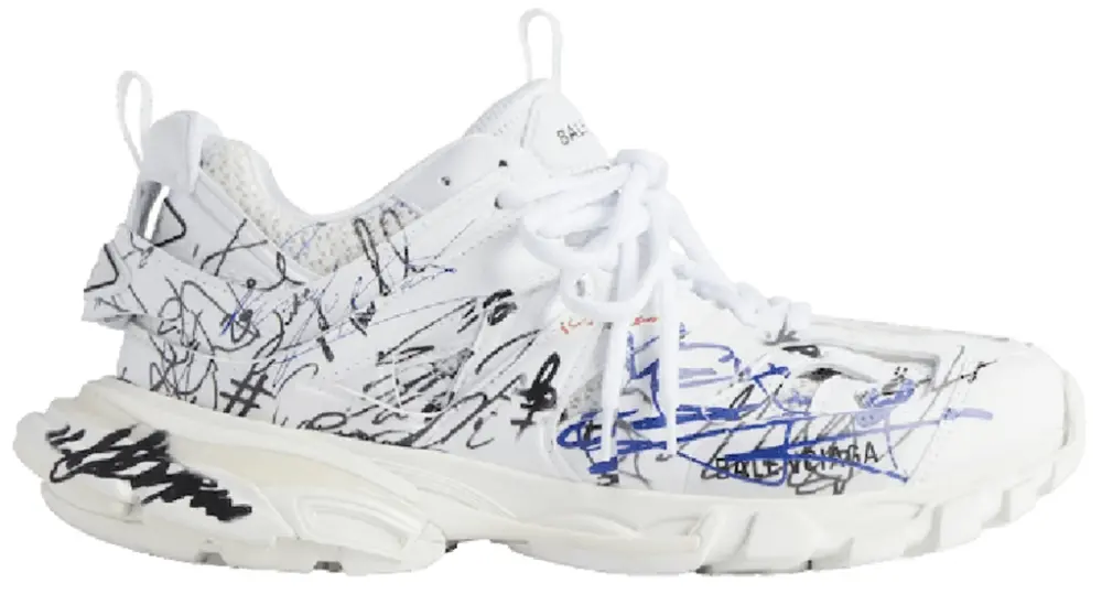 Giày Balenciaga Track Autographe Trainers 'White' 542436WTKAU9146