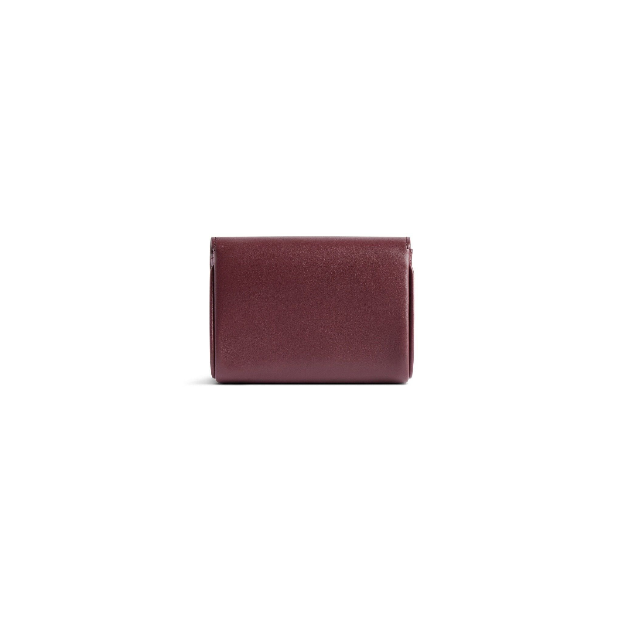 Alternative view of Ví Balenciaga Rodeo Card Holder 'Dark Burgundy' 8145262ABKX6036