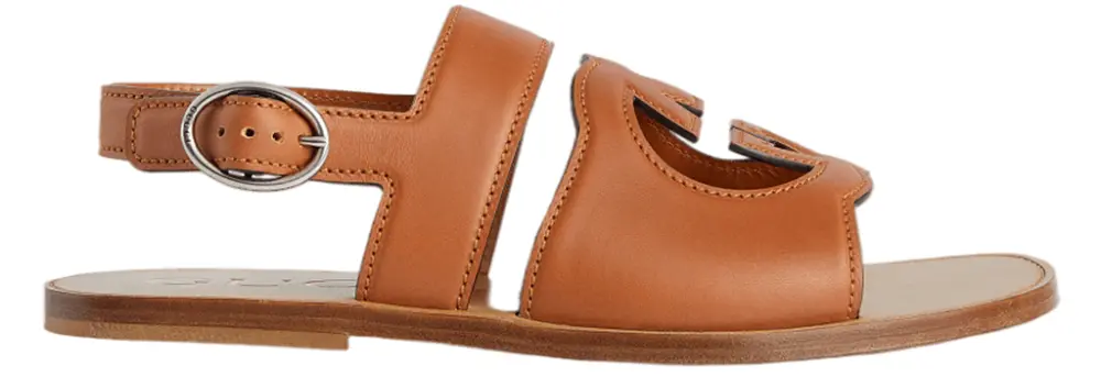 Dép Gucci Interlocking G Sandal 'Brown' 723627-US000-2176