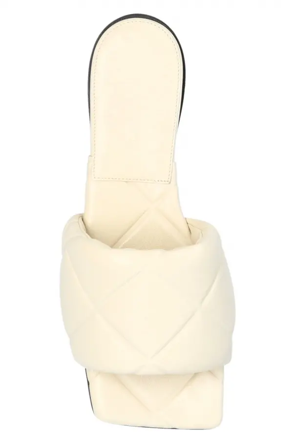 Dép Bottega Veneta Rubber Lido Flat 'White' 639940-VBP30-9031 - Ảnh 3