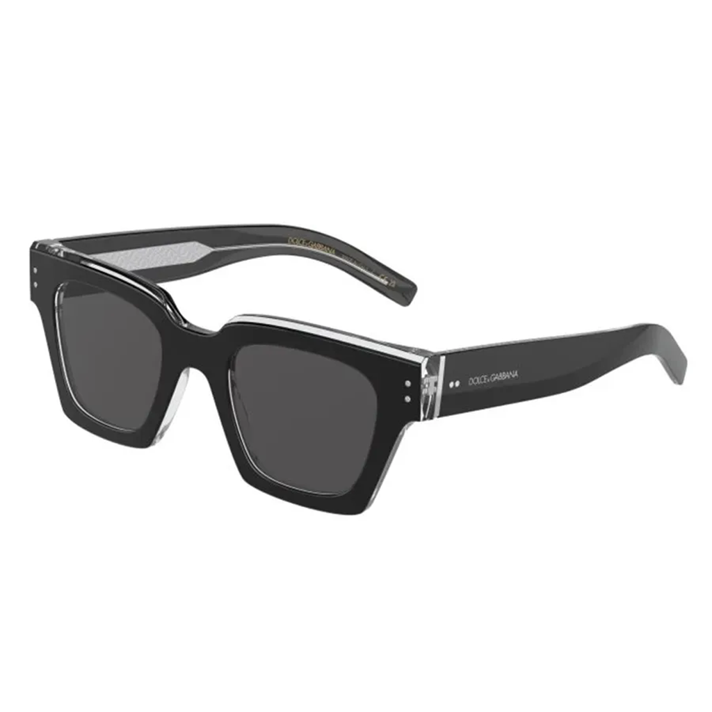 Alternative view of Kính Dolce & Gabbana Grey Square 'Black' DG4413-675R5-48