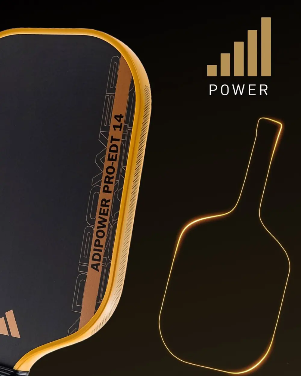 Alternative view of Vợt Pickleball Adidas Adipower Pro EDT Elong