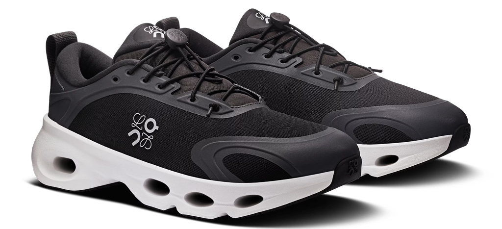 Alternative view of Giày On Running x Loewe Cloudsolo 'Black White' 3WF30600299