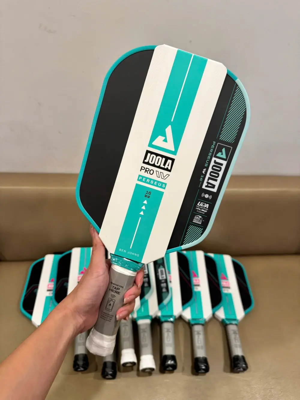 Vợt Pickleball Joola Riptide Perseus Pro IV 16mm USA Limited 'Blue' - Ảnh 3