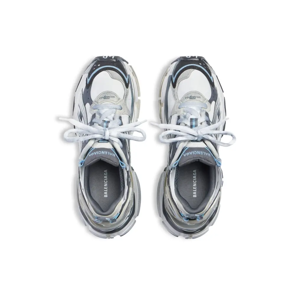 Giày Balenciaga Runner Trainers 'White Grey' 772774W3RNY9214 - Ảnh 6