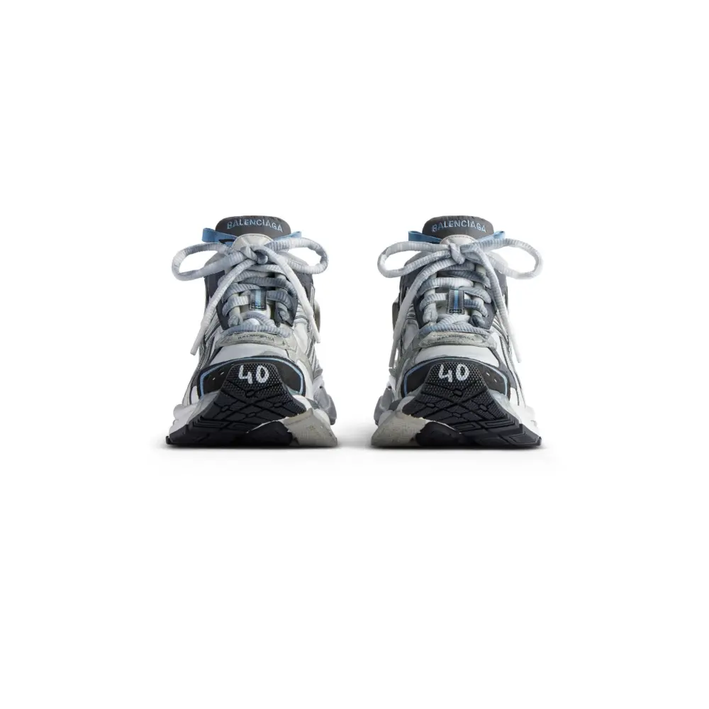 Giày Balenciaga Runner Trainers 'White Grey' 772774W3RNY9214 - Ảnh 3