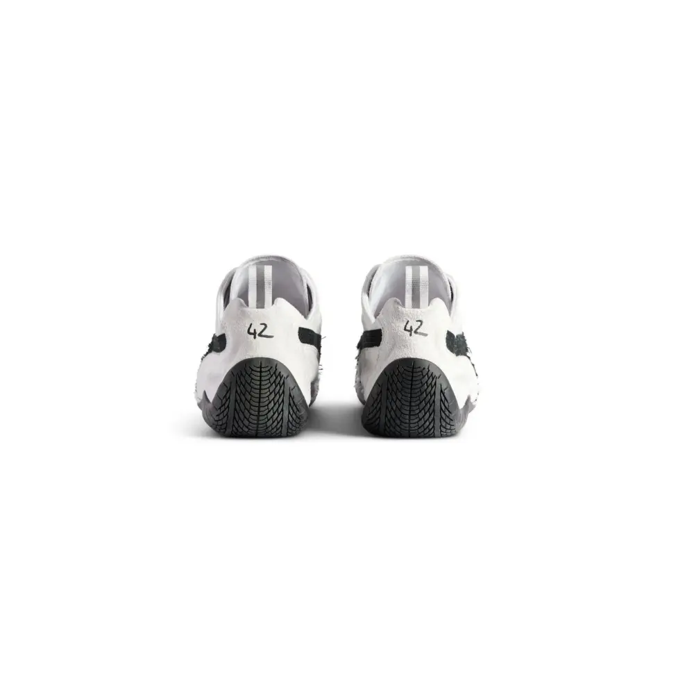 Giày Balenciaga Speedcat Suede 'White Black' 847146WSDSD9010 - Ảnh 7