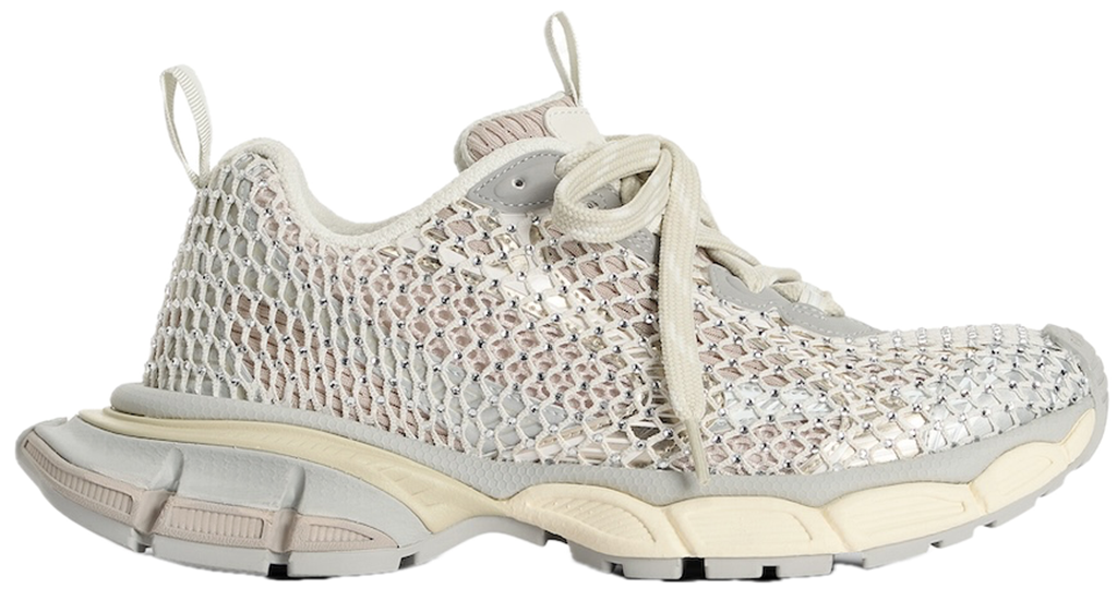 Giày Balenciaga 3xl Fishnet Trainers 'Eggshell' 788818W3XFN9191
