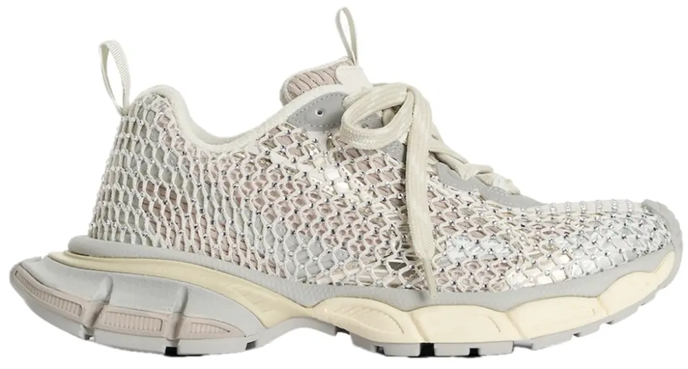 Giày Balenciaga 3xl Fishnet Trainers 'Eggshell' 788818W3XFN9191