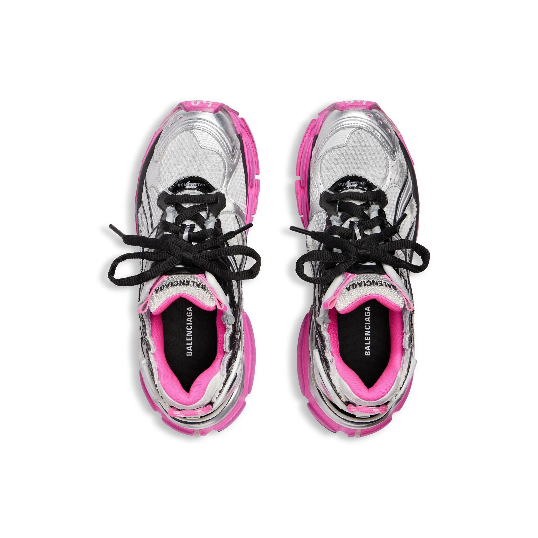 Giày Balenciaga Runner Trainers 'Silver Pink' 772767W3RBW9155 - Ảnh 8