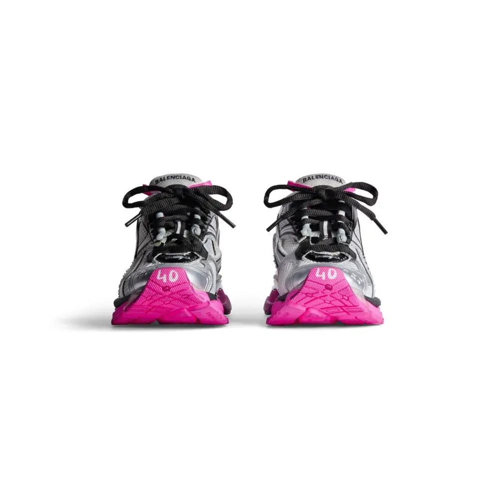 Giày Balenciaga Runner Trainers 'Silver Pink' 772767W3RBW9155 - Ảnh 5