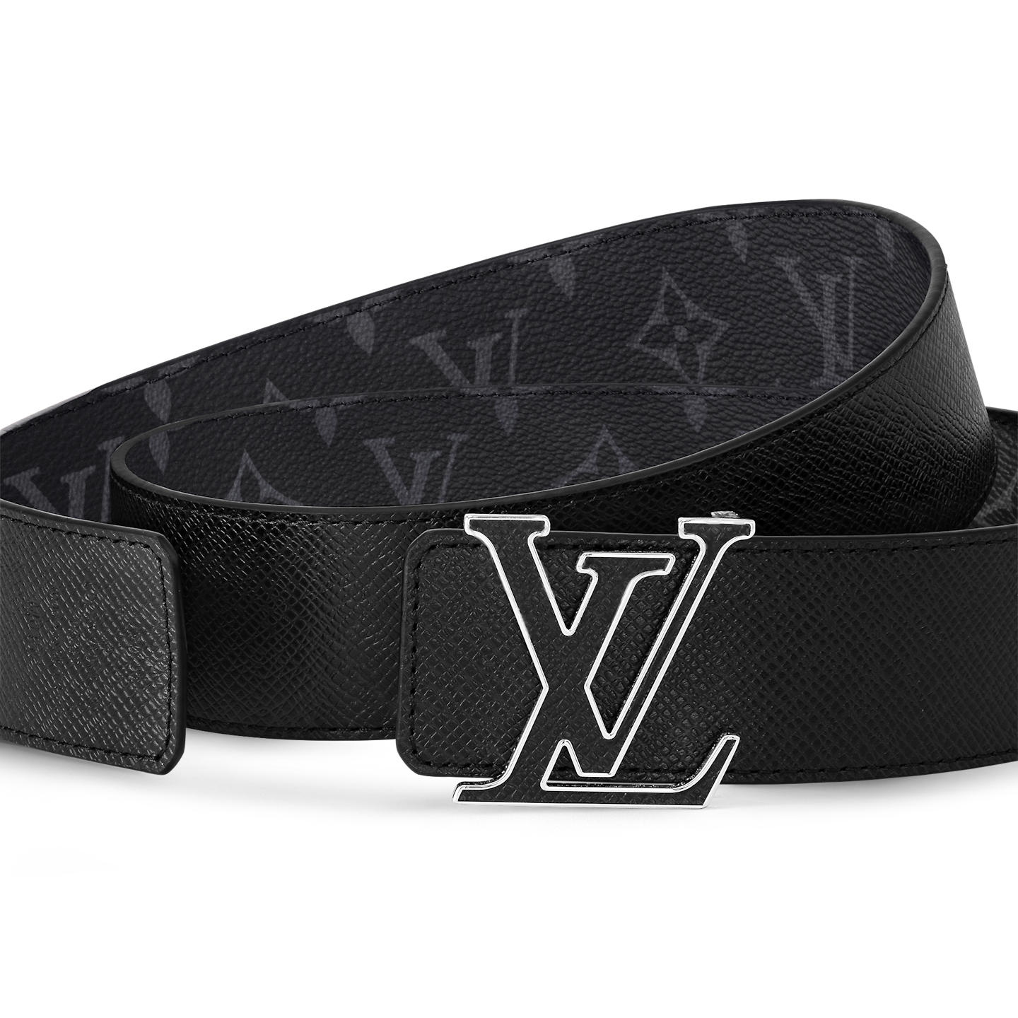 Thắt Lưng Louis Vuitton LV Initials 40mm Belt 'Black' M0157 - Ảnh 4