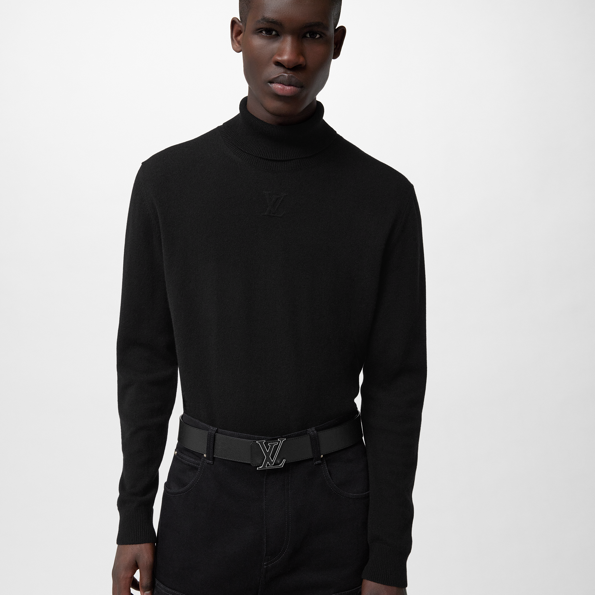 Thắt Lưng Louis Vuitton LV Initials 40mm Belt 'Black' M0157 - Ảnh 3