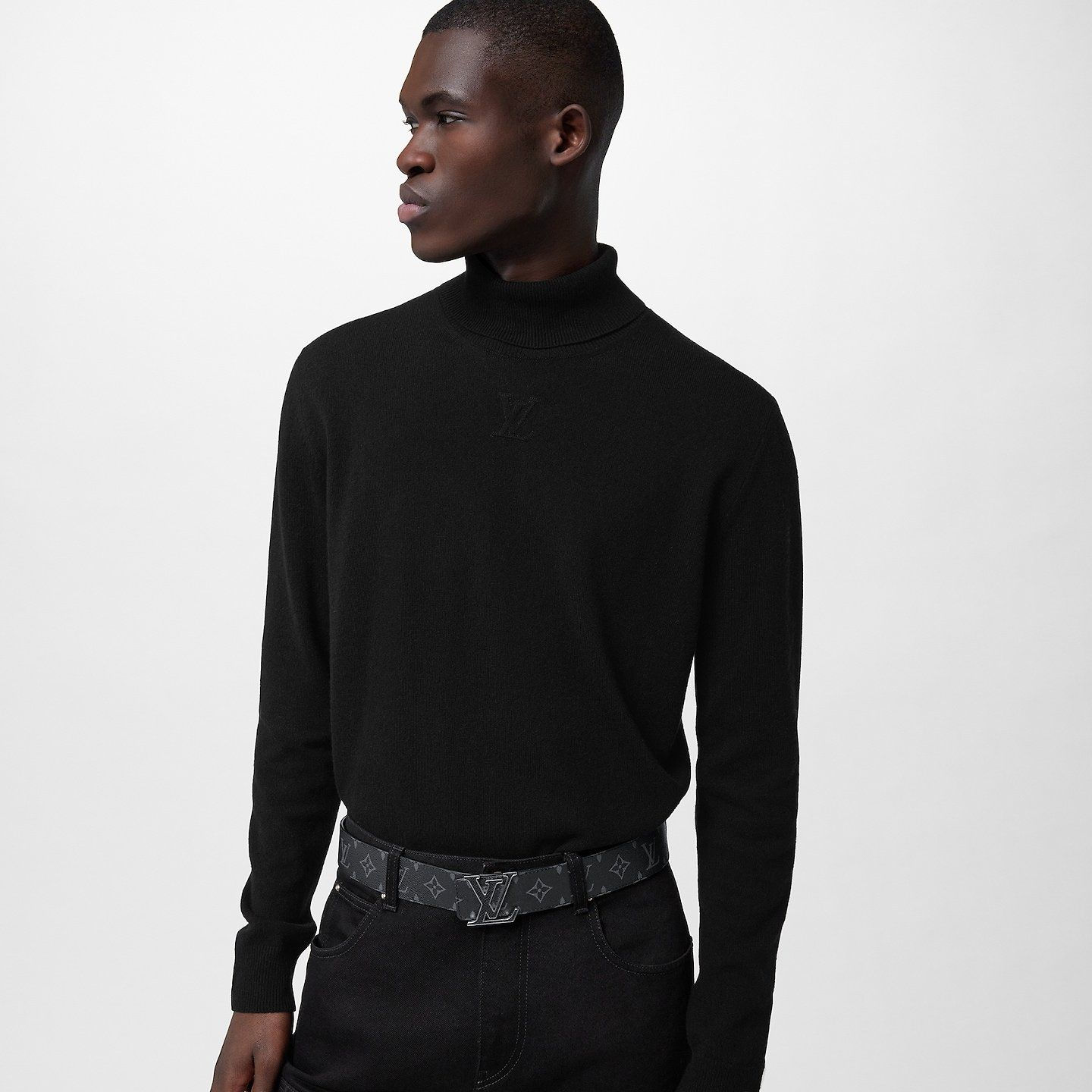 Alternative view of Thắt Lưng Louis Vuitton LV Initials 40mm Belt 'Black' M0157