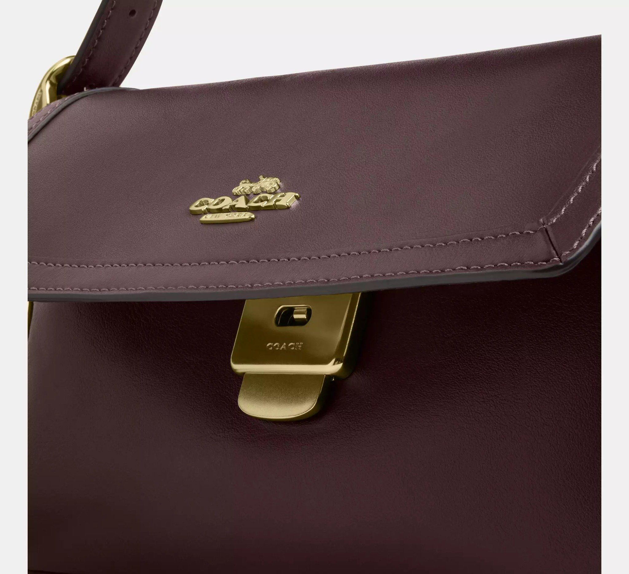 Túi Coach Etta Small Flap Shoulder Bag 'Espresso' CCV63-IMXAL - Ảnh 8