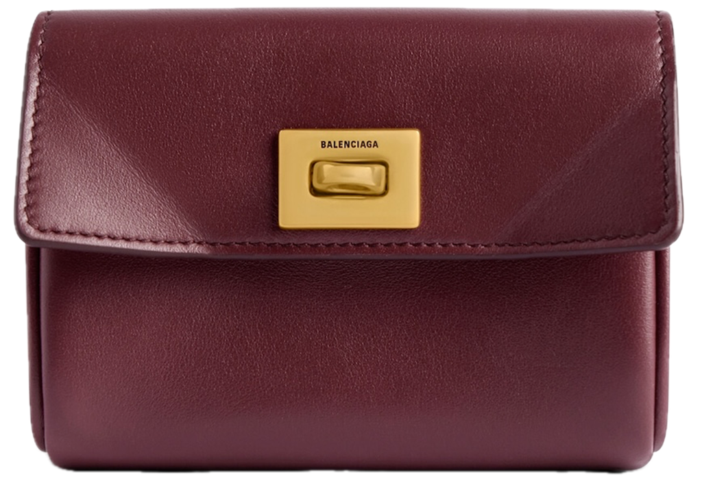 Ví Balenciaga Rodeo Card Holder 'Dark Burgundy' 8145262ABKX6036