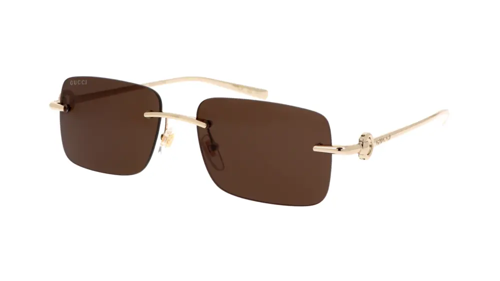 Alternative view of Kính Gucci Endura Rectangular Sunglasses 'Gold' GG1703S-004