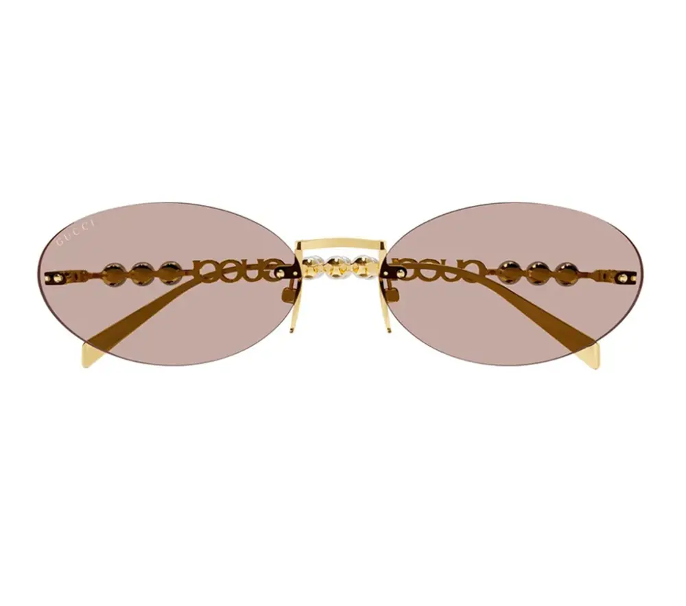 Kính Gucci Sunglasses 'Gold Pink' GG1922S-004 - Ảnh 4