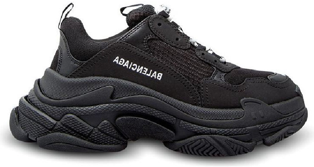 Giày Balenciaga Triple S Trainers 'Black' 524036W2CA11000