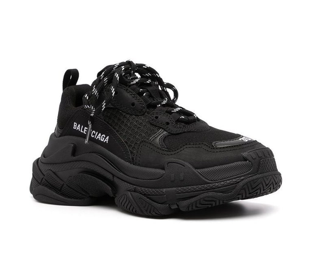 Giày Balenciaga Triple S Trainers 'Black' 524036W2CA11000 - Ảnh 5