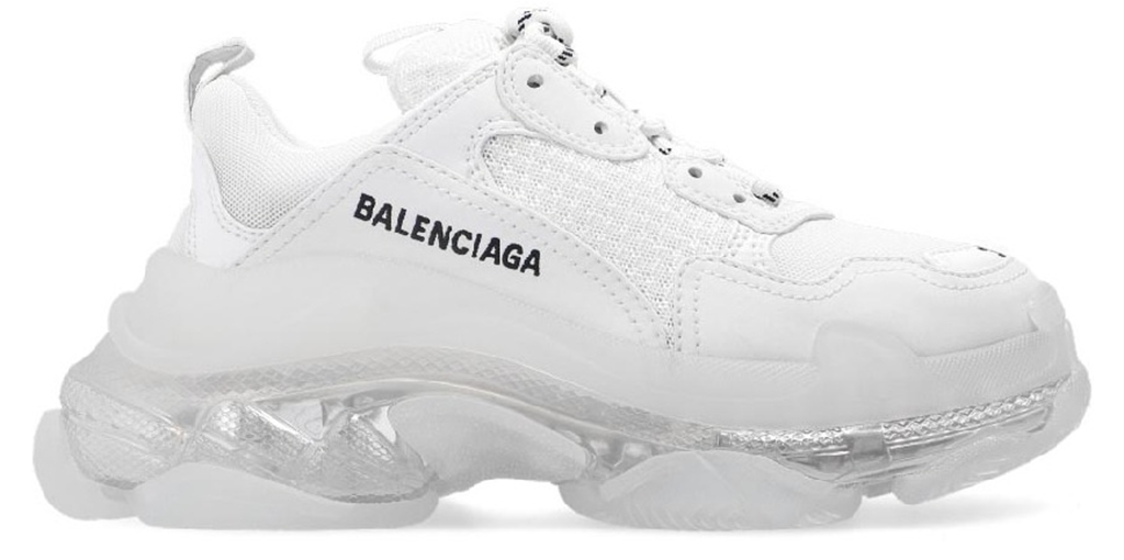 Giày Balenciaga Triple S Trainers Clear Sole 'White' 544351W2FB19000