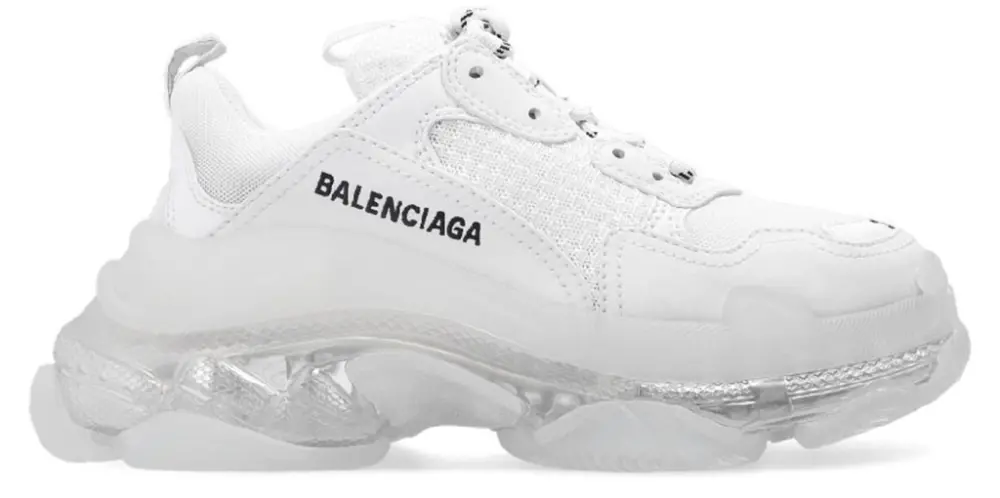 Giày Balenciaga Triple S Trainers Clear Sole 'White' 544351W2FB19000