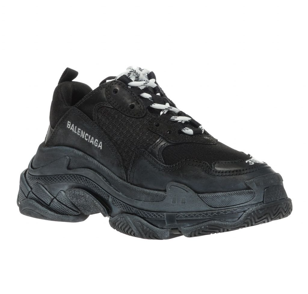 Giày Balenciaga Triple S Sneaker 'Black' 524036-W2CA1-1000 - Ảnh 4