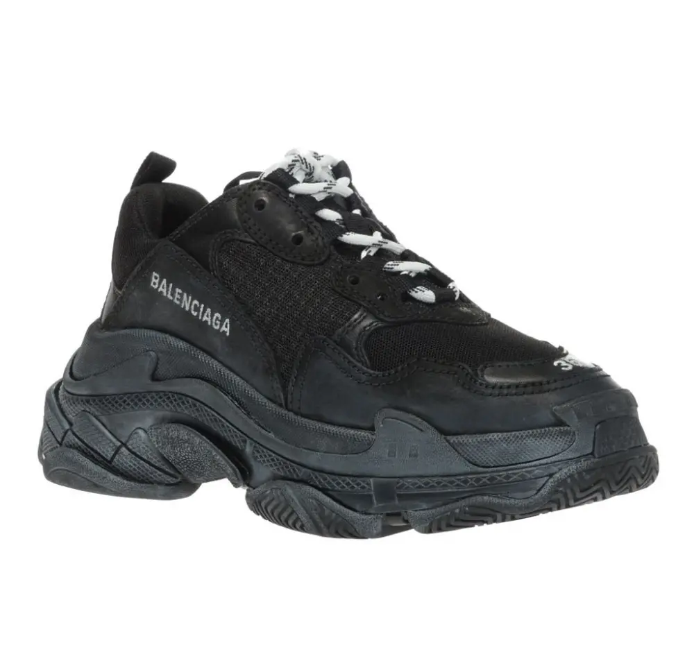 Giày Balenciaga Triple S Sneaker 'Black' 524036-W2CA1-1000 - Ảnh 4