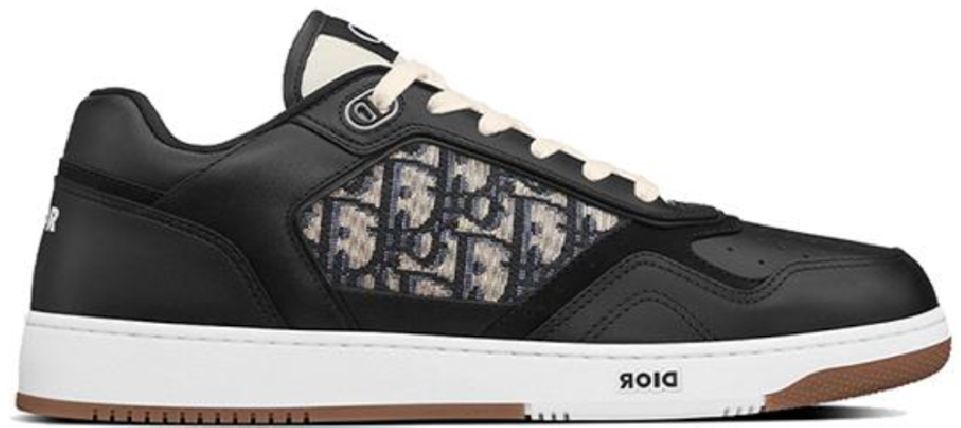 Giày Dior B27 Low Top Smooth Calfskin Oblique Jacquard 'Black' 3SN272ZIR-H965
