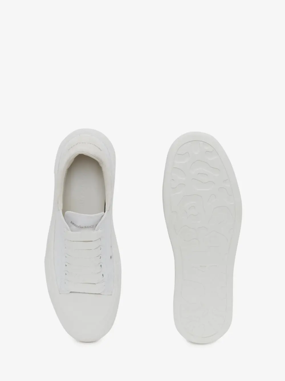 Alternative view of Giày Alexander McQueen Deck Lace-up Plimsoll 'White' 707680W4MV79000