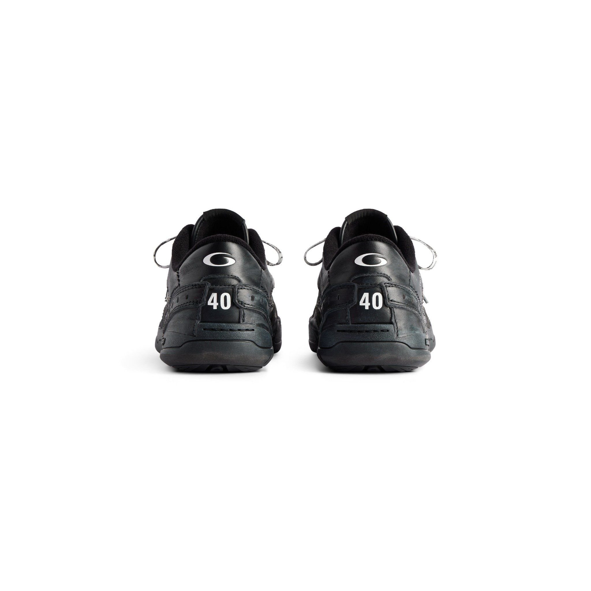 Giày Balenciaga Hamptons Worn-out Trainers 'Black' 841765WCURB1000 - Ảnh 7
