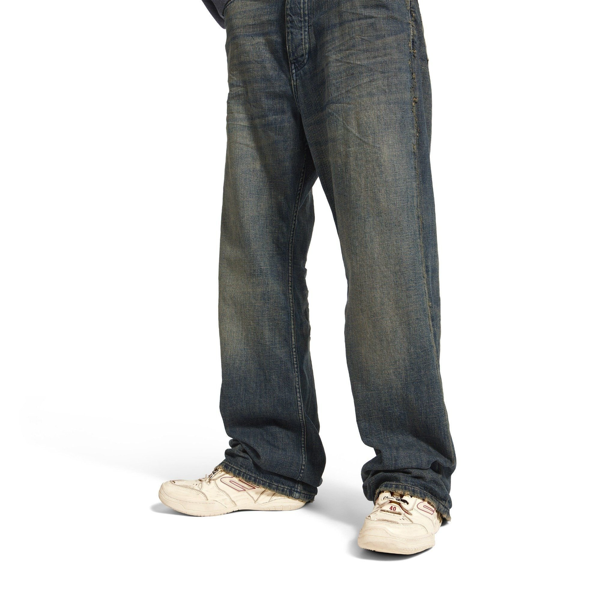 Giày Balenciaga Hamptons Worn-out Trainers 'White' 841765WCURS9960 - Ảnh 3